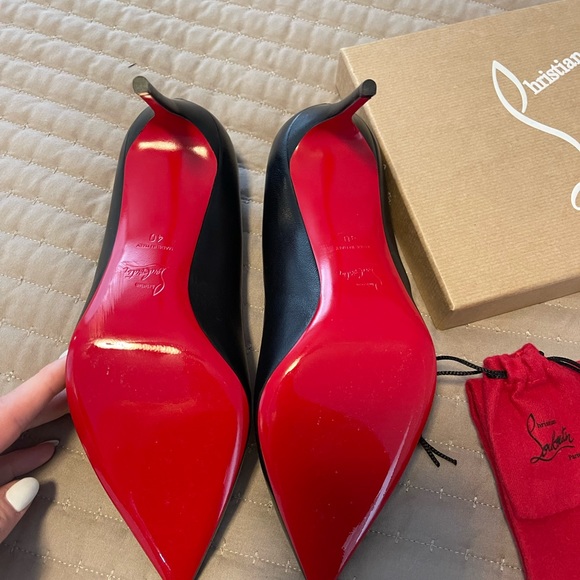 Christian louboutin Pigalle Foilles 85 leather pumps - Picture 7 of 8